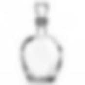 Штоф стеклянный "Сердце", объем 500мл