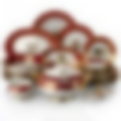 Столовый сервиз на 6 персон Moritz Zdekauer "Охота Красная", 26 пр