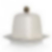 Блюдо для лимона с крышкой квадратное "Снежная Королева", 10 х 10 см