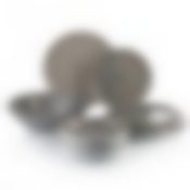 Столовый набор на 6 персон СТОУНМАНИЯ ГРЭЙ, 19 предметов