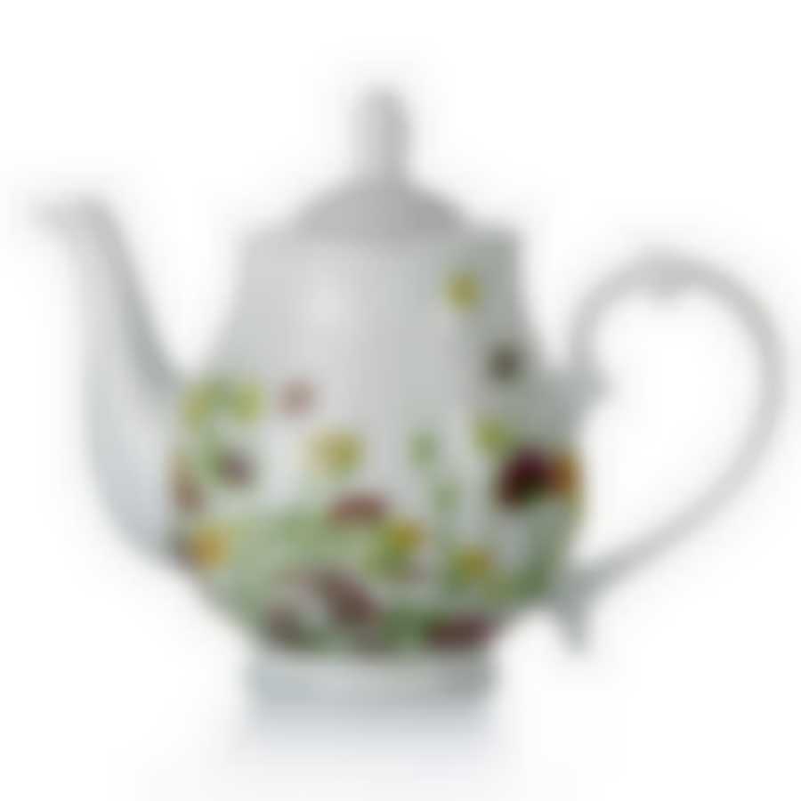 Чайник заварочный Domenik "Meadow", цвет: белый, 900 мл