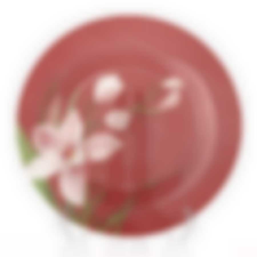 Тарелка столовая мелкая Luminarc Red Orchis, D=25 см