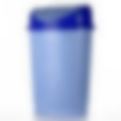 Контейнер для мусора овальный, объем 12 л, 235 х 280 х 425 мм (голубой)