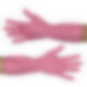 Перчатки латексные с хлопковым напылением, роза, р-р L