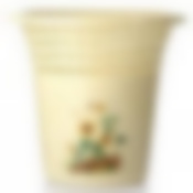 Корзина для бумаг, диаметр 260 мм, высота 240 мм (цвет желтый)