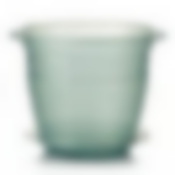 Горшок с поддоном для орхидеи "Соблазн", 2 л (зеленый, прозрачный)