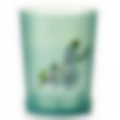 Горшок с поддоном для орхидеи "Соблазн", объем 3,5 л (зеленый, прозрачный)