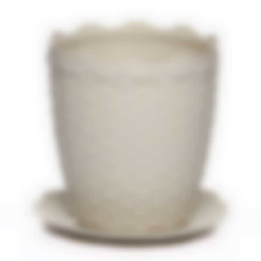 Кашпо с поддоном "Плетенка", объем 1,5 л