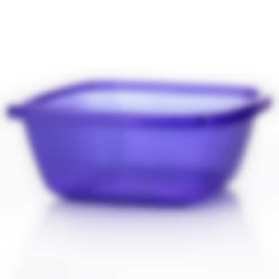 Таз квадратный прозрачный, объем 4 л