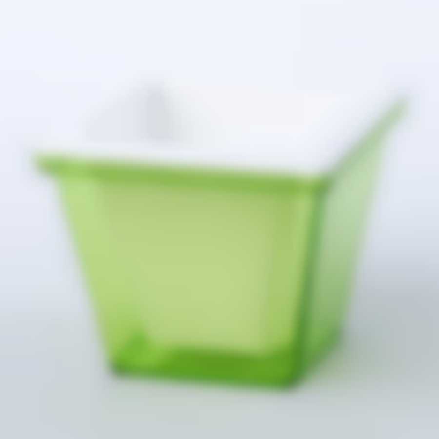 Кашпо для цветов квадратное, высота 11 см