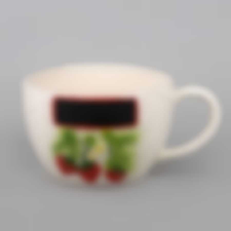 Кашпо House & Holder "Чашка", цвет: молочный, диаметр 19 см