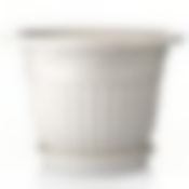 Горшок-кашпо с поддоном "Лозанна", объем 25 л (белый)