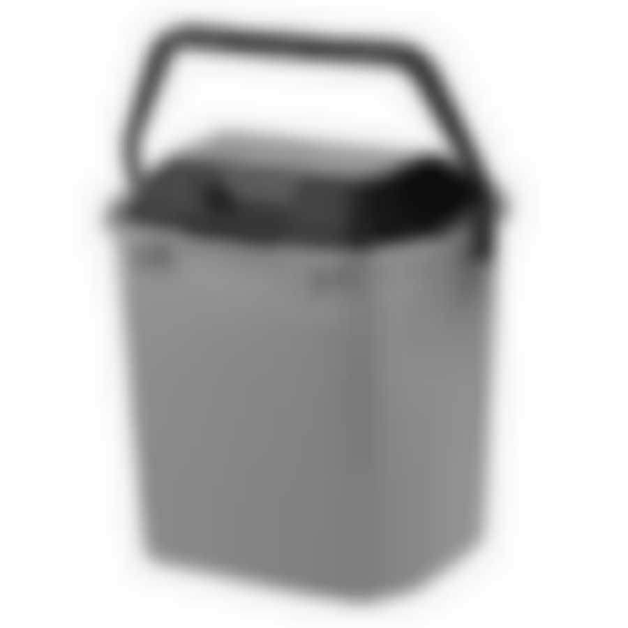 Ведро для мусора с крышкой 10 л в ассорт.