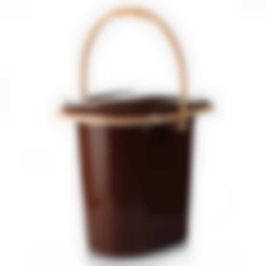 Ведро-туалет Альтернатива, объем 17 л (цвет коричневый)