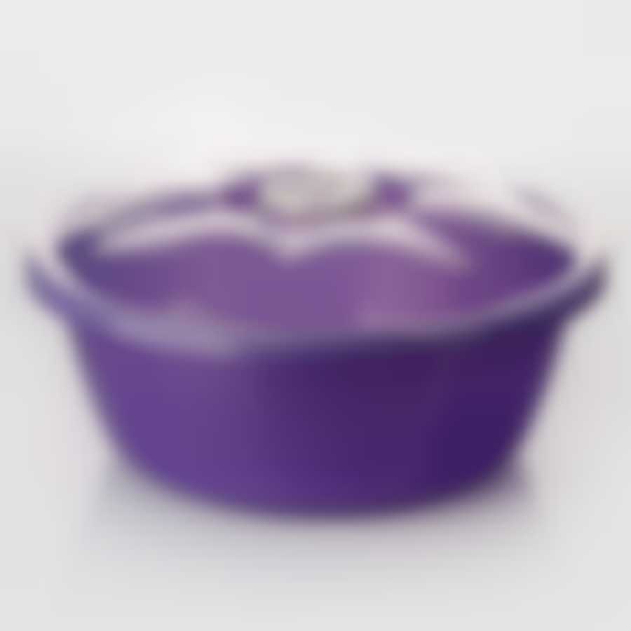 Миска круглая с крышкой, объем 2,7 л