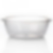 Миска круглая прозрачная, объем 1 л