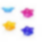 Миска Dunya Plastik "Звезда", 24 х 24 см, цвет в ассортименте