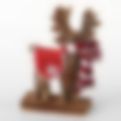 Фигурка декоративная House & Holder "Олень", высота 14 см