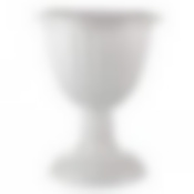 Вазон на высокой ножке "Жасмин". объем 12 л (белый)