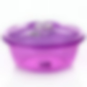 Миска прозрачная круглая Dunya Plastik с крышкой, объем 14 л ( в ассортименте)