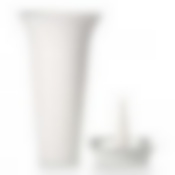 Ваза для цветов под срезку с колышком (белая)