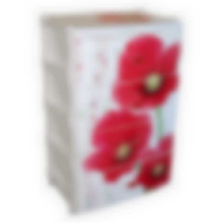 Комод широкий Маки 4-х секционный