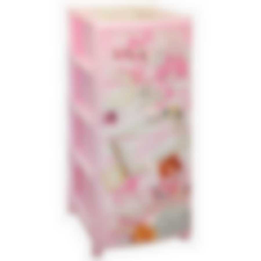 Комод "Girl" 4-х секционный (цвет в ассортименте)