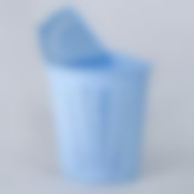 Корзина для белья угловая, объем 45 л, 380 х 380 х 560 мм (цвет голубой)