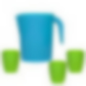 Набор Кувшин 1,75 л голубой + 3 стакана 250 мл