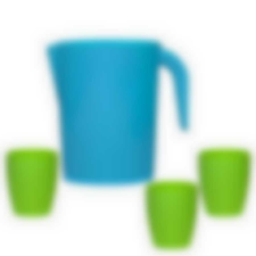 Набор Кувшин 1,75 л голубой + 3 стакана 250 мл