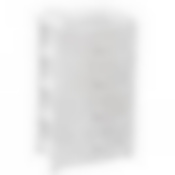 Комод широкий Лаура 4-х секционный (белый)