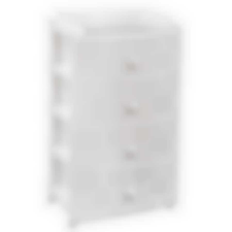 Комод широкий Лаура 4-х секционный (белый)