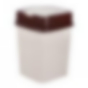 Контейнер для мусора (квадр.) 18 л (сл.кость)