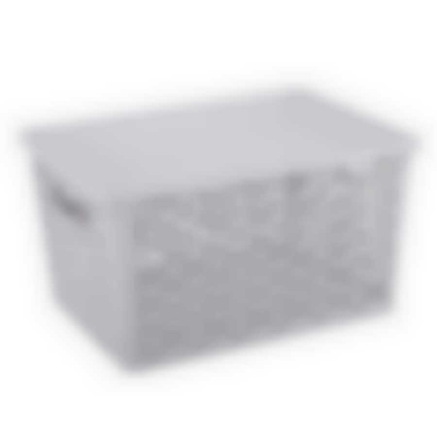 Корзина Мираж (большая) 380*285*210 (серый)