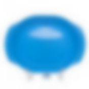 Тарелка овальная с ручками десертная голубой