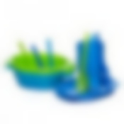 Набор д/пикника на 2 перс.: Миска овал.2шт.0,6л; Тарелка овал.2шт.; Стакан 2шт.250 мл (цвет в ассортименте)