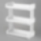 Полка навесная 3-х ярусная C167 (цвет в ассортименте)