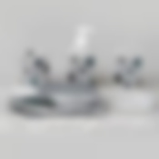 Набор для ванной комнаты House & Holder "Горох", 5 предметов