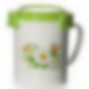 Кружка с крышкой "Ромашки", объем 0,6 л