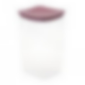 Емкость для сыпучих продуктов квадратная 1,9л (ягодный)