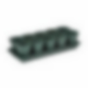 Набор д/рассады (10 стаканов 0,3л)(с поддоном) (цвет в ассортименте)