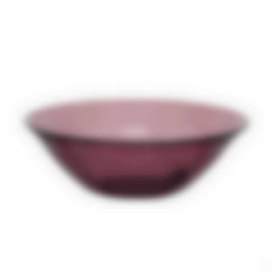 Тарелка глубокая 140 мм розовая