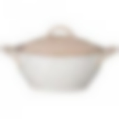 Кастрюля с крышкой BRONCO "NATURE" 11*15,5*21 см 800 мл (цв. кремовый)