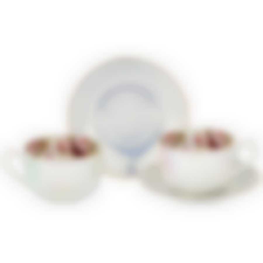 Чайный набор на 2 персоны, 4 пр., Перламутр 260 мл.