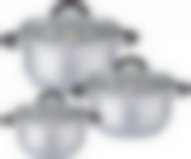 Набор кастрюль agness, 6пр. 1,9/3,9/8,5 л,  со стекл. кр