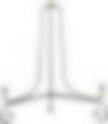 Комплект подставок для тарелок из 5 шт. 13*19*20 см. металлическая цвет-серебро