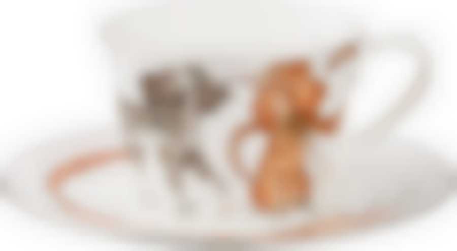 Чайный набор Мушкетёры на 1 персону 2 пр. 225 мл.