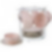 Кофейный набор на 6 персон 12 пр. 140 мл на метал.подставке Розовый