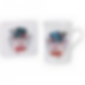 Кружка+мдф подставка Новый год 300 мл.