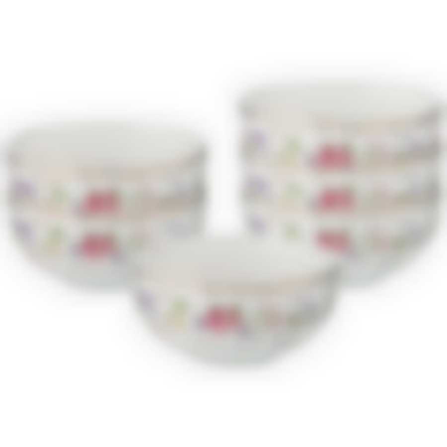 Набор пиал 6 шт. Кипрей , диаметр 11 см.